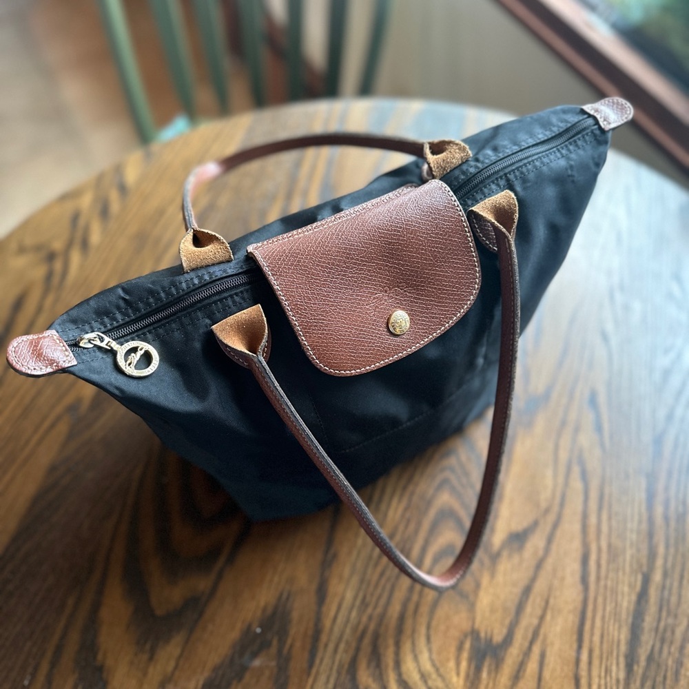 Longchamp Mini Le Pliage Black Tote